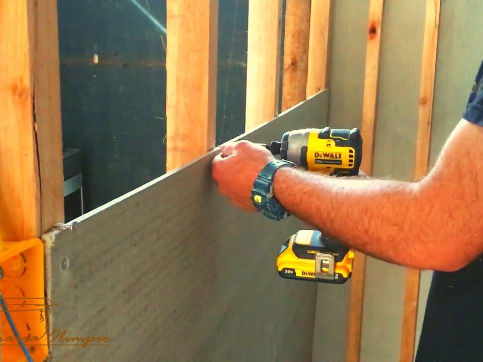 Instalando Placa Cimentícia Passo a Passo - Construindo Nossa Casa WoodFrame - EP 14 #Marcenaria